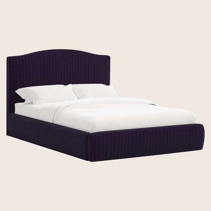 Camille Platform Bed California King / Checker Night