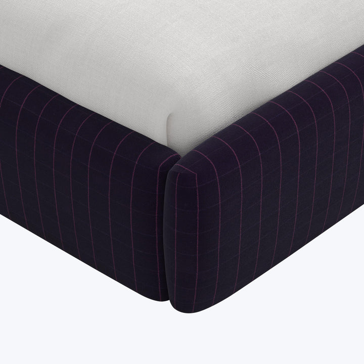 Camille Platform Bed California King / Checker Night