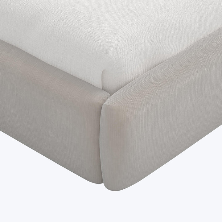 Camille Platform Bed California King / Performance Velvet Mineral