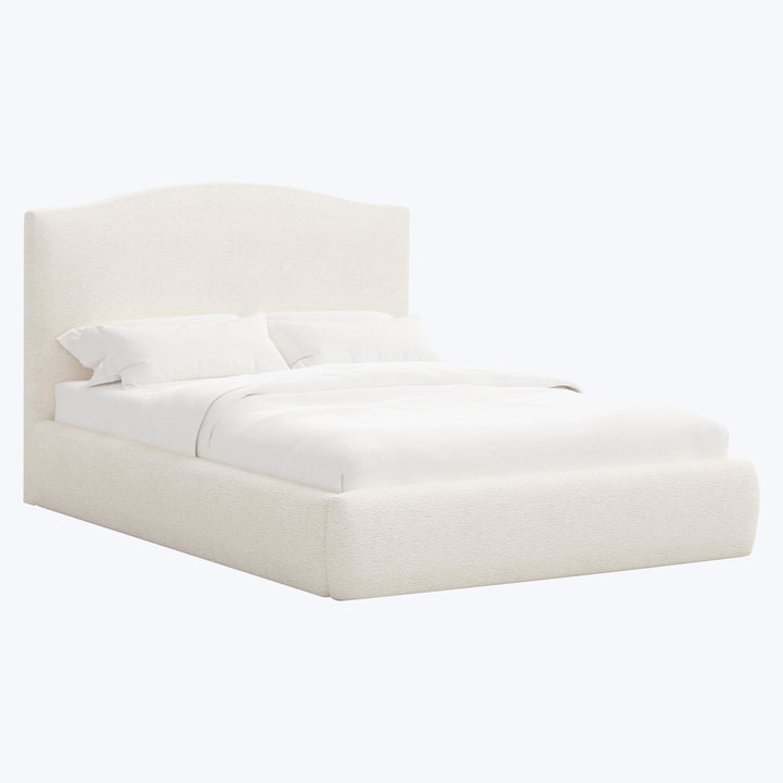 Camille Platform Bed California King / Sherpa Natural