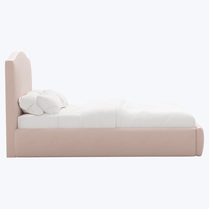 Camille Platform Bed California King / Velvet Blush