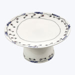 Midnight Flowers Small Cake Stand Anemone Milk