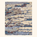 Transitional Wool Art Silk Blend Rug - 8'2" x 10'1"