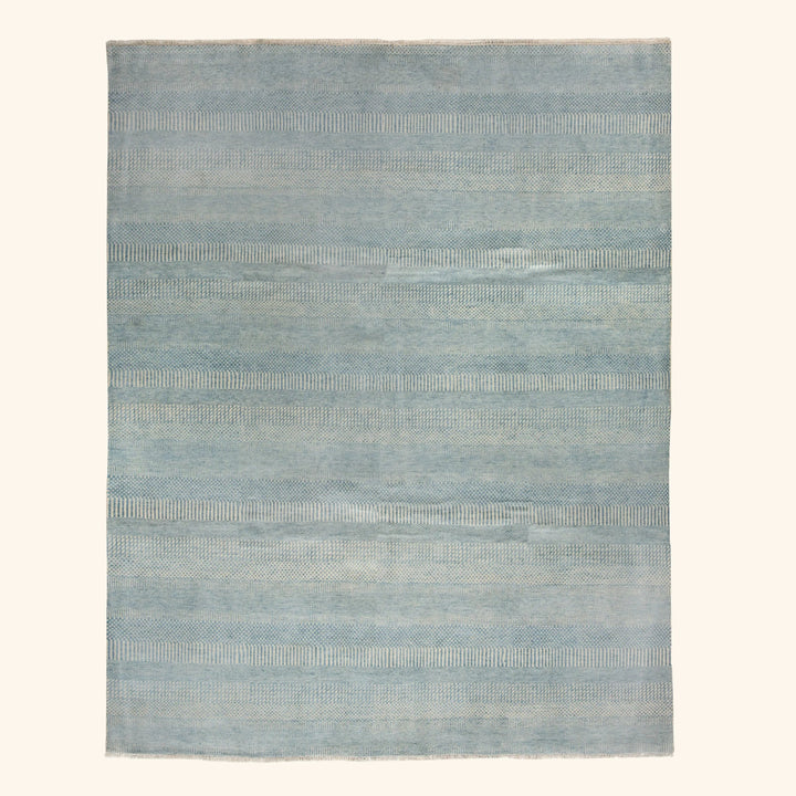 Transitional Wool Art Silk Blend Rug - 8' x 10'1"