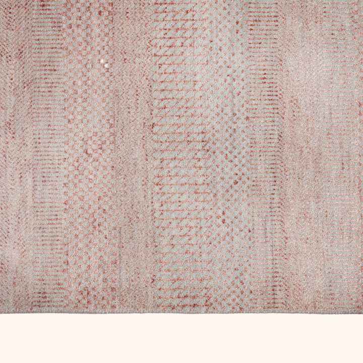Transitional Wool Art Silk Blend Rug - 9'1" x 12'1"
