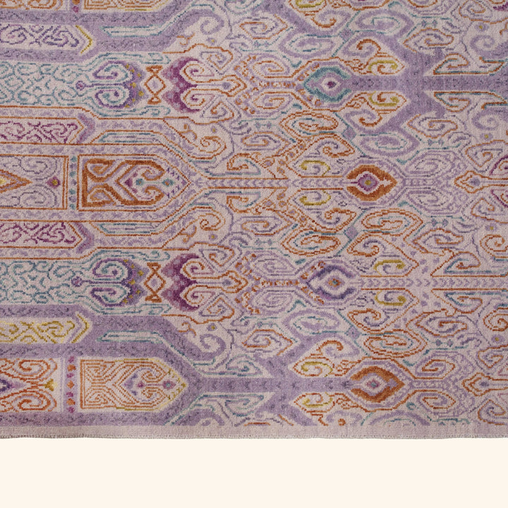 Transitional Wool Art Silk Blend Runner - 2'7" x 10'5"