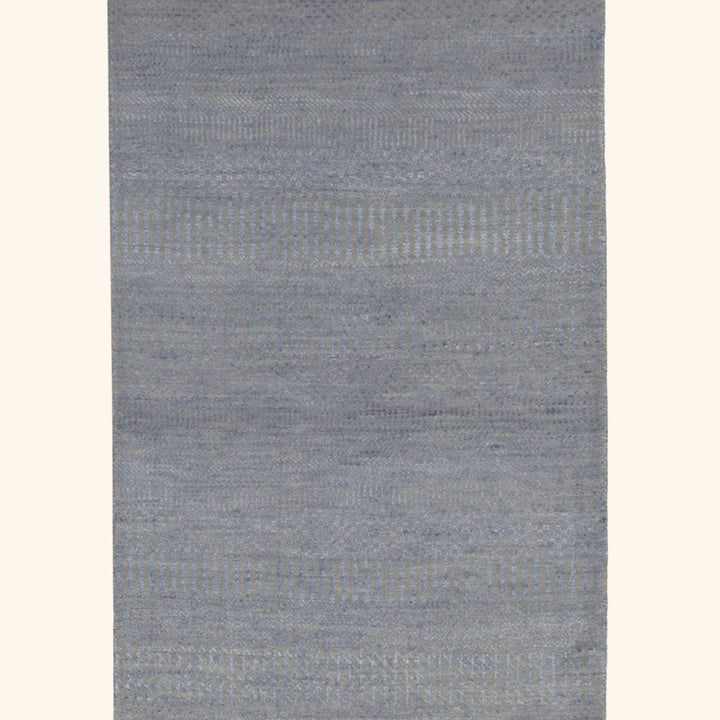 Transitional Wool Art Silk Blend Runner - 2'6" x 12'4"