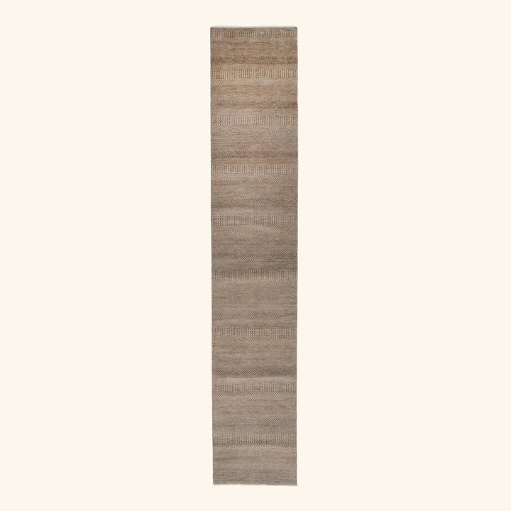 Transitional Wool Art Silk Blend Runner - 2'7" x 16'6"