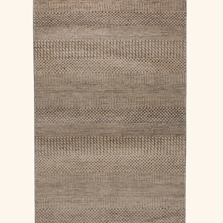 Transitional Wool Art Silk Blend Runner - 2'7" x 16'6"