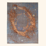 Transitional Wool Art Silk Blend Rug - 9'4" x 12'2"