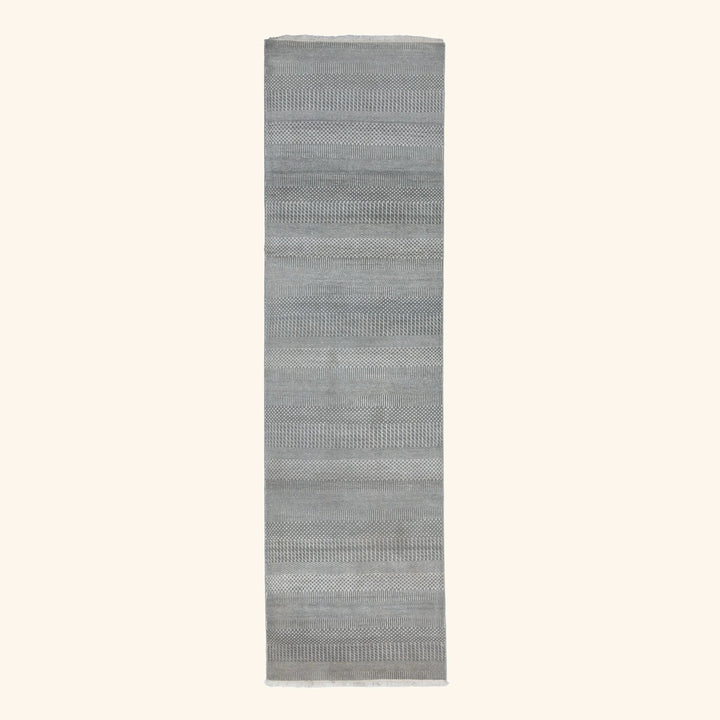 Transitional Wool Art Silk Blend Runner - 2'6" x 10'1"