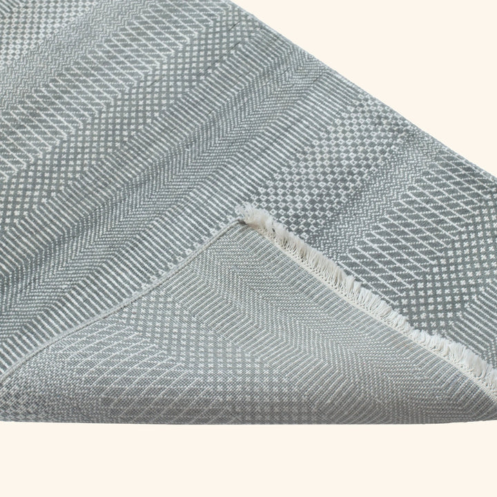 Transitional Wool Art Silk Blend Runner - 2'6" x 10'1"