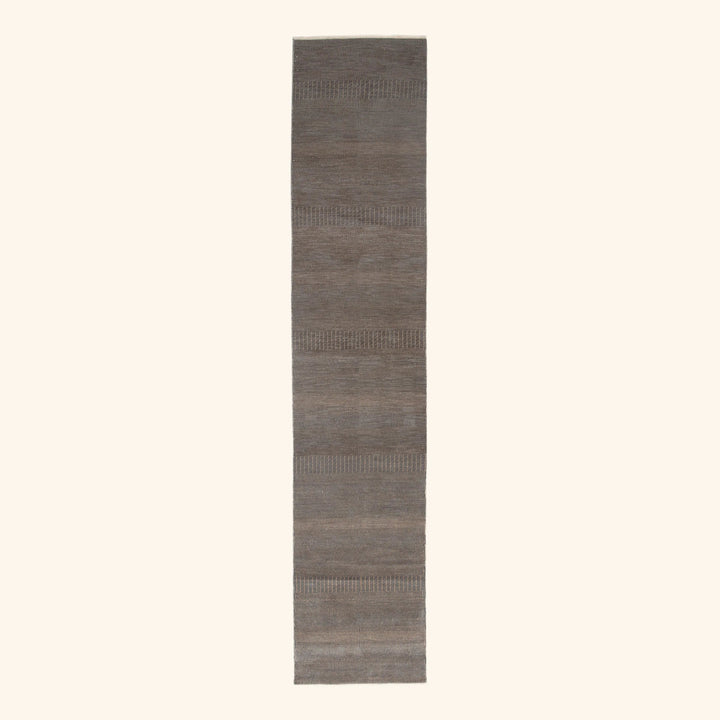 Transitional Wool Art Silk Blend Runner - 2'6" x 13'10"