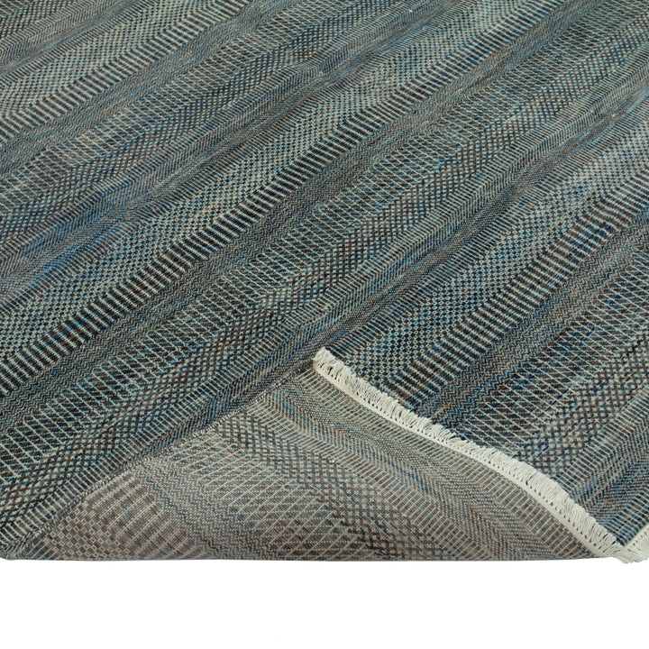 Transitional Wool Art Silk Blend Rug - 8' x 9'10"