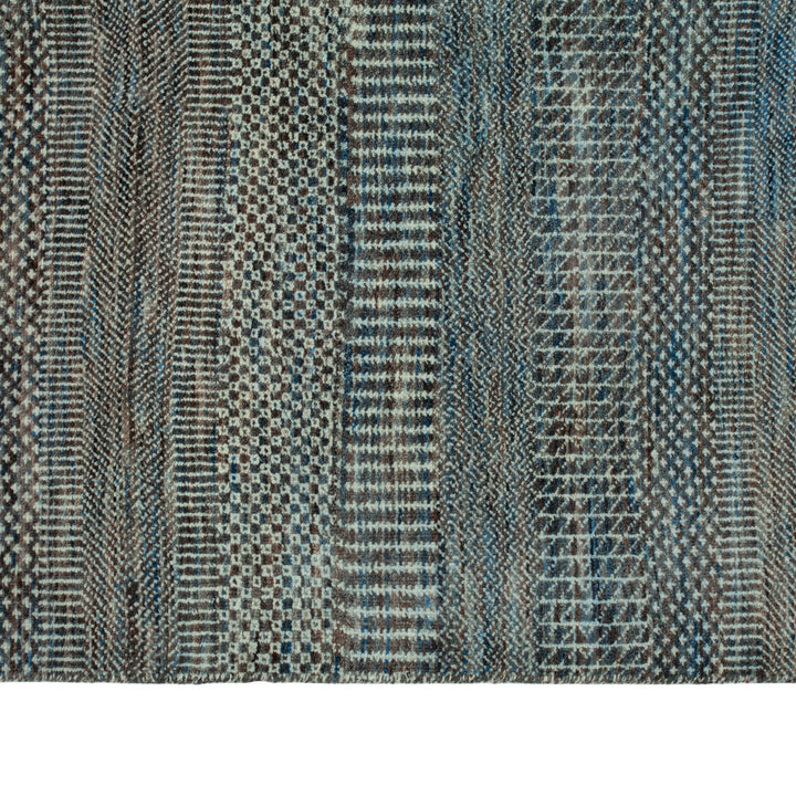Transitional Wool Art Silk Blend Rug - 8' x 9'10"