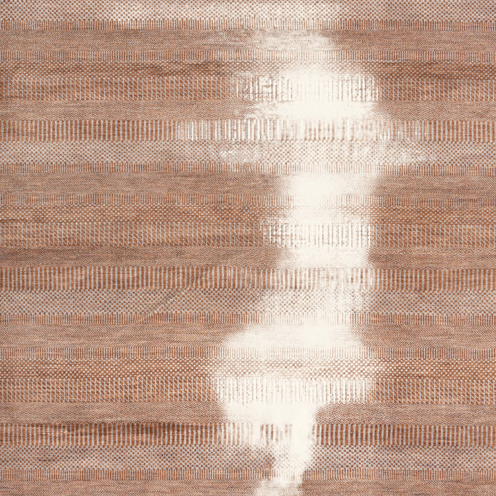 Transitional Wool Art Silk Blend Rug - 6'1" x 9'1"