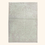 Transitional Wool Art Silk Blend Rug - 4'1" x 6'3"