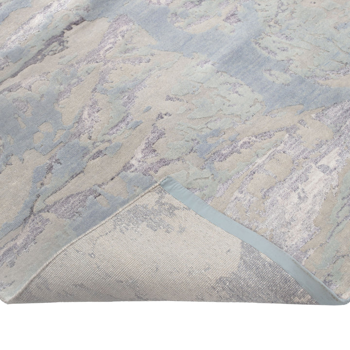Transitional Wool Art Silk Blend Rug - 4' x 6'1"