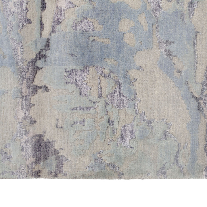 Transitional Wool Art Silk Blend Rug - 4' x 6'1"