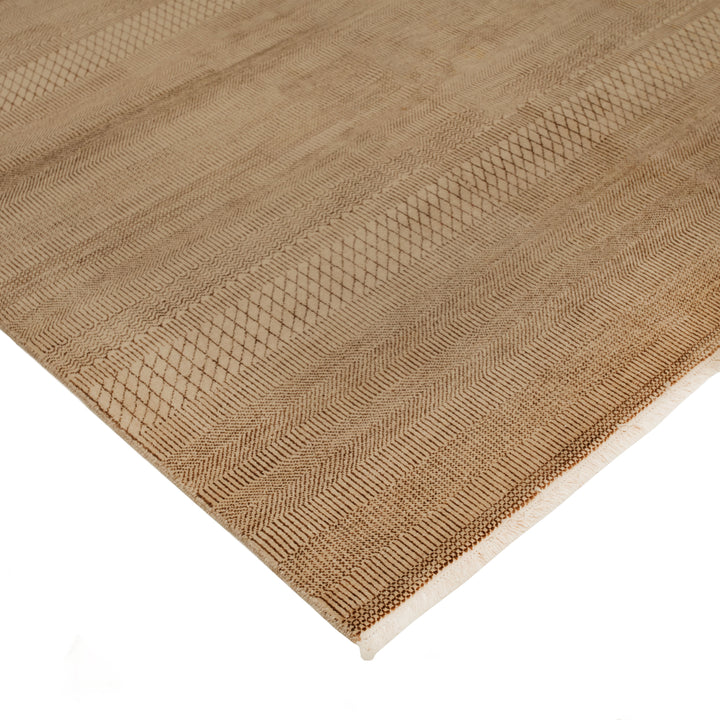 Transitional Wool Art Silk Blend Rug - 9' x 12'2"