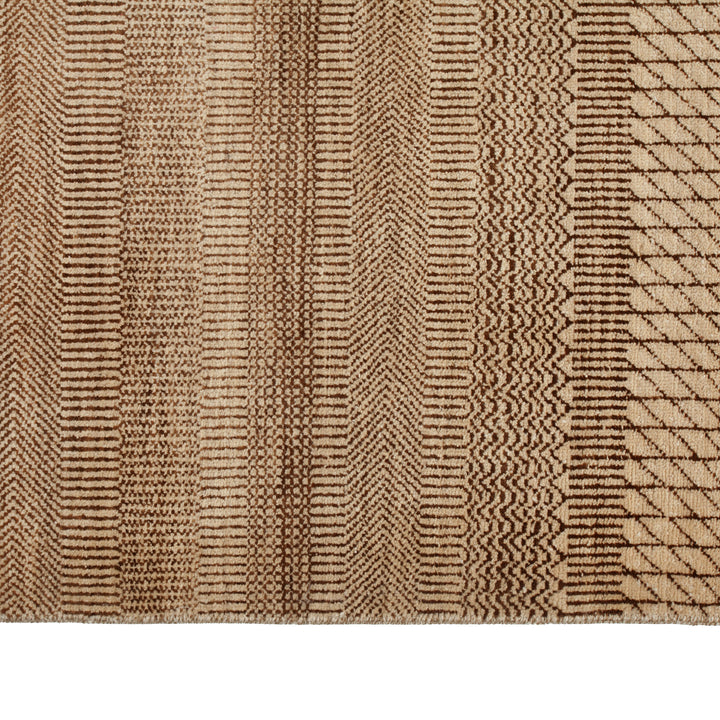 Transitional Wool Art Silk Blend Rug - 9' x 12'2"