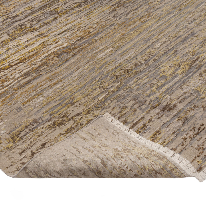 Transitional Wool Silk Wool Blend Blend Rug - 9'2" x 12'1"