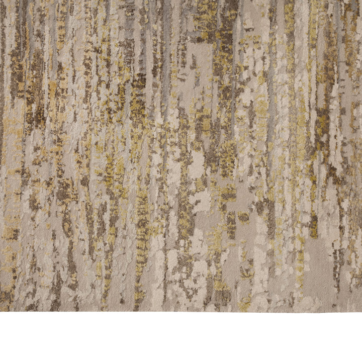 Transitional Wool Silk Wool Blend Blend Rug - 9'2" x 12'1"
