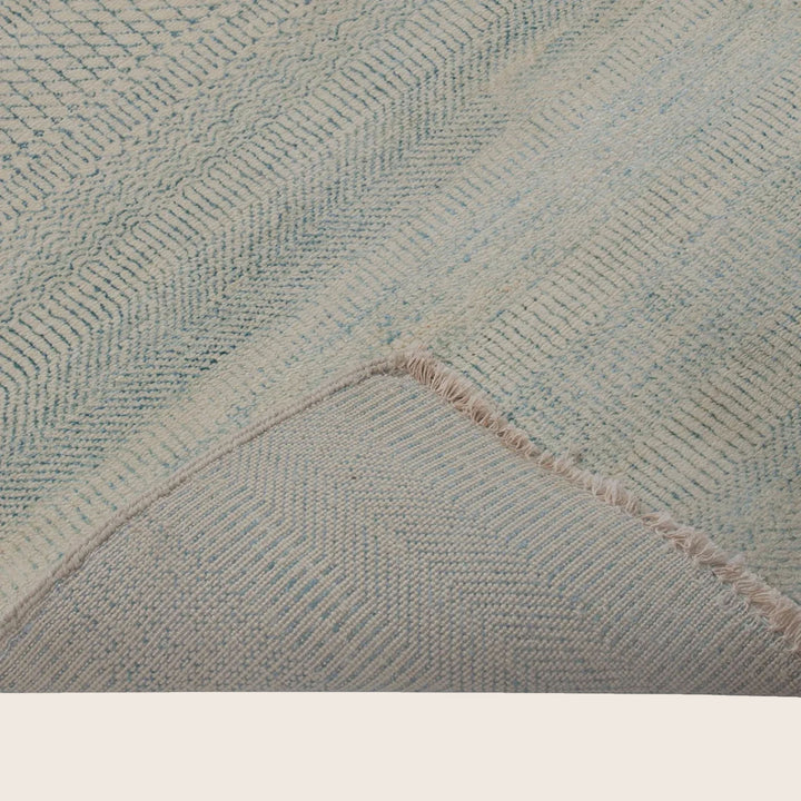 Transitional Wool Art Silk Blend Runner - 2'8" x 12'2"