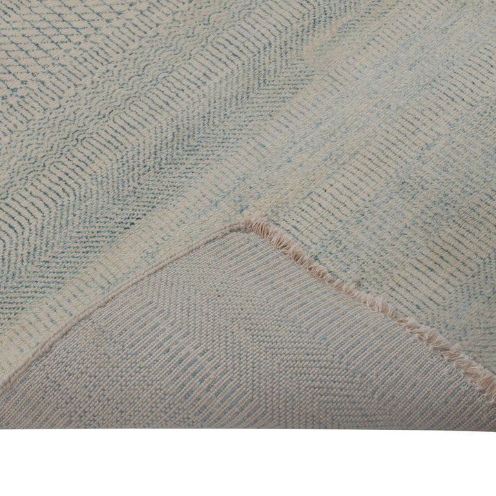 Transitional Wool Art Silk Blend Runner - 2'8" x 12'2"