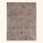 Transitional Wool Art Silk Blend Rug - 8'1" x 10'3"