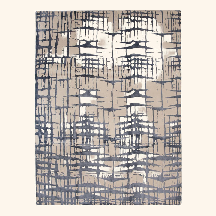 Transitional Wool Art Silk Blend Rug - 9'2" x 12'2"