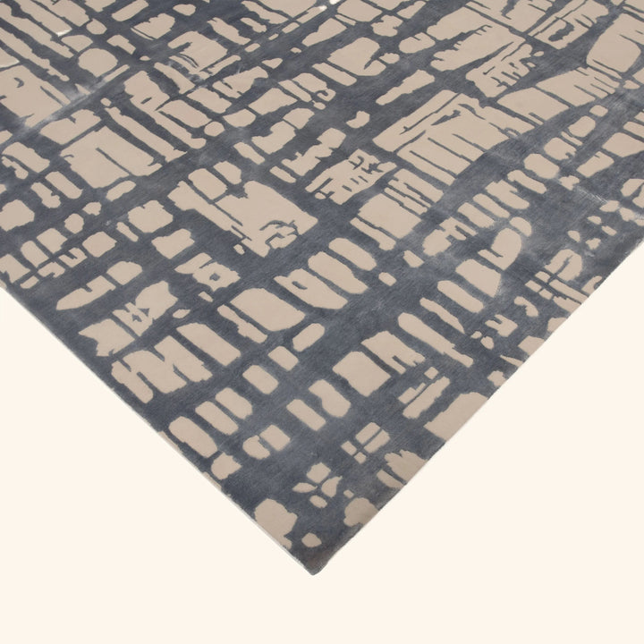 Transitional Wool Art Silk Blend Rug - 9'2" x 12'2"