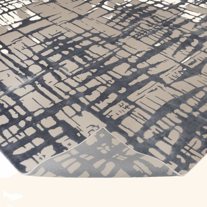 Transitional Wool Art Silk Blend Rug - 9'2" x 12'2"