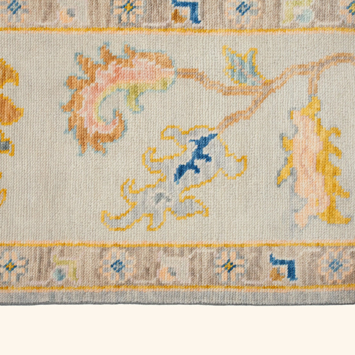 Transitional Wool Art Silk Blend Rug - 9'4" x 11'9"