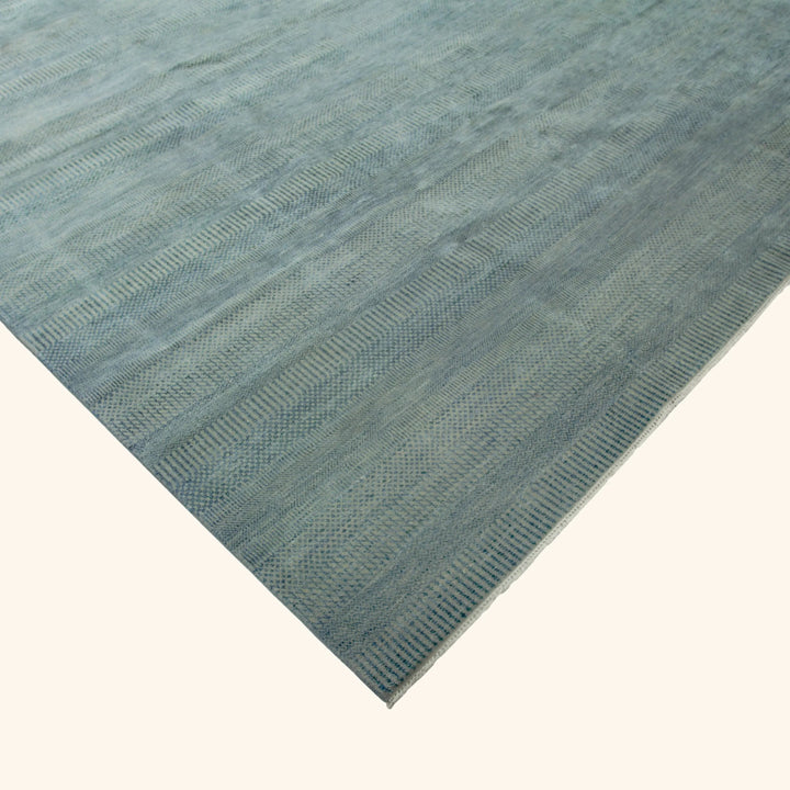 Transitional Wool Art Silk Blend Rug - 10'1" x 14'