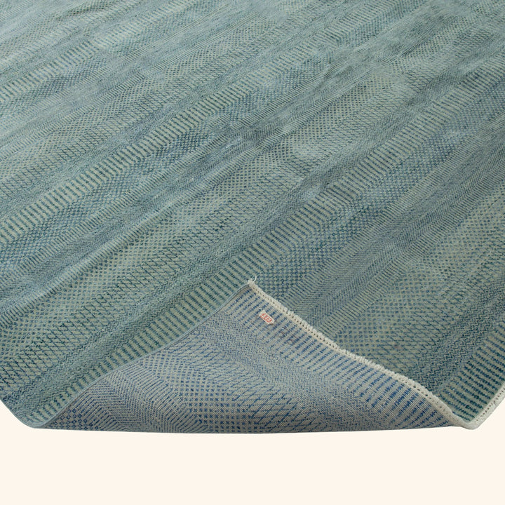 Transitional Wool Art Silk Blend Rug - 10'1" x 14'