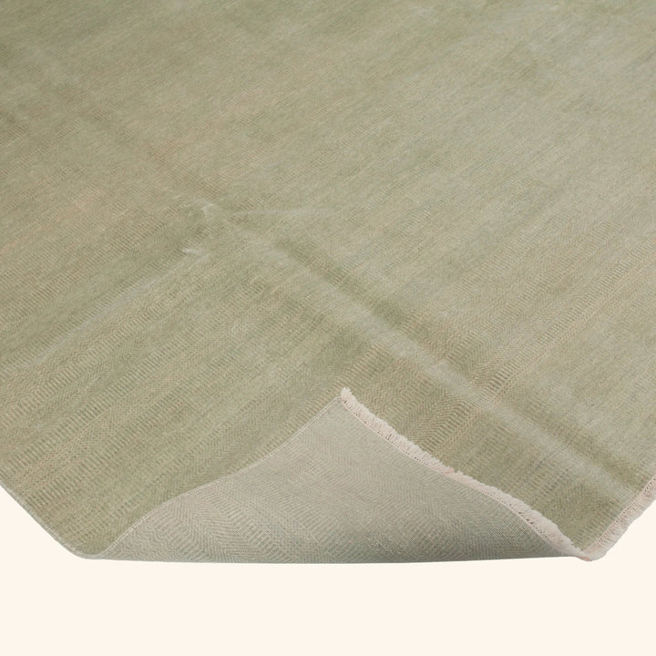 Transitional Wool Art Silk Blend Rug - 8'10" x 11'10"