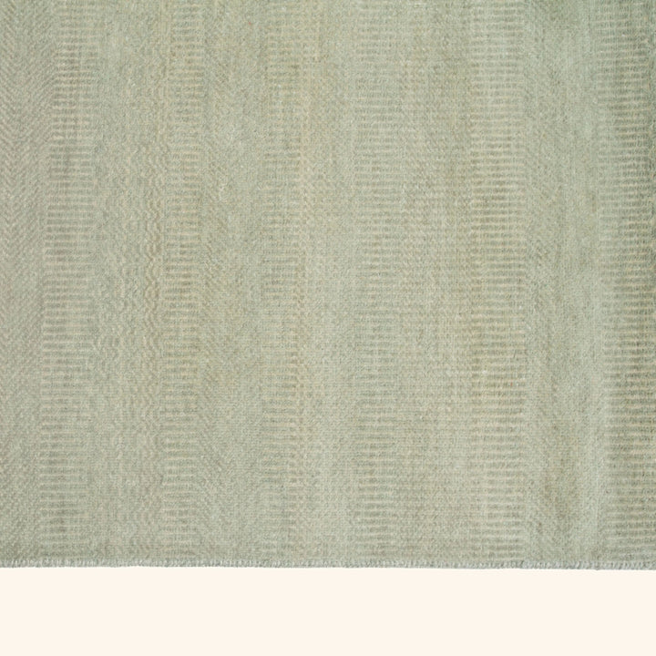 Transitional Wool Art Silk Blend Rug - 8'10" x 11'10"