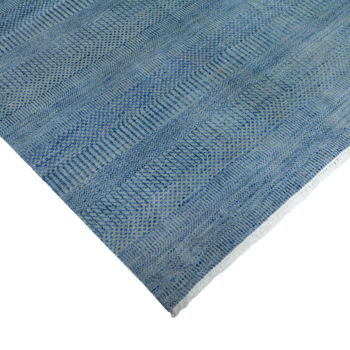 Transitional Wool Art Silk Blend Rug - 9'2" x 12'4"