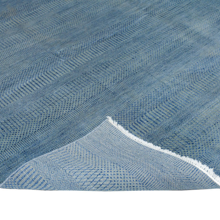 Transitional Wool Art Silk Blend Rug - 9'2" x 12'4"