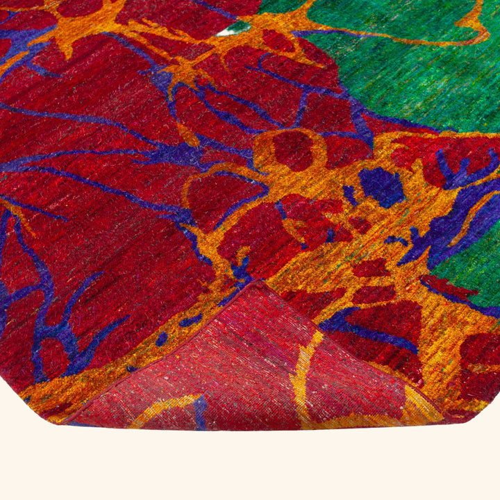 Transitional Sari Silk Rug - 9'10" x 14'4"