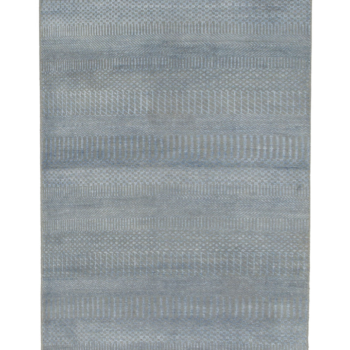 Transitional Wool Art Silk Blend Runner - 2'6" x 13'7"