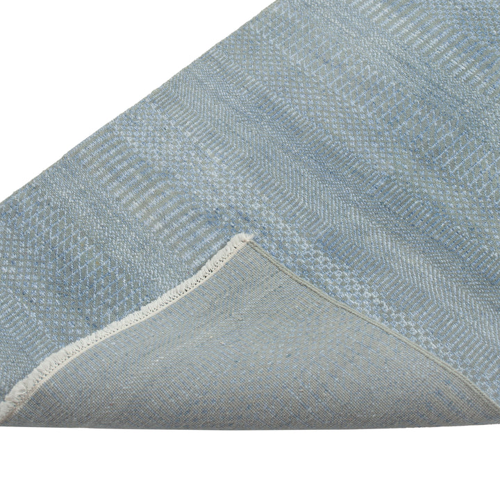 Transitional Wool Art Silk Blend Runner - 2'6" x 13'7"
