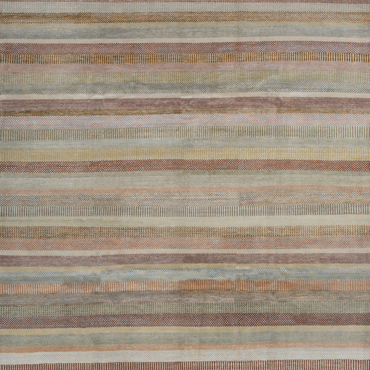 Transitional Wool Art Silk Blend Rug - 9' x 11'10"