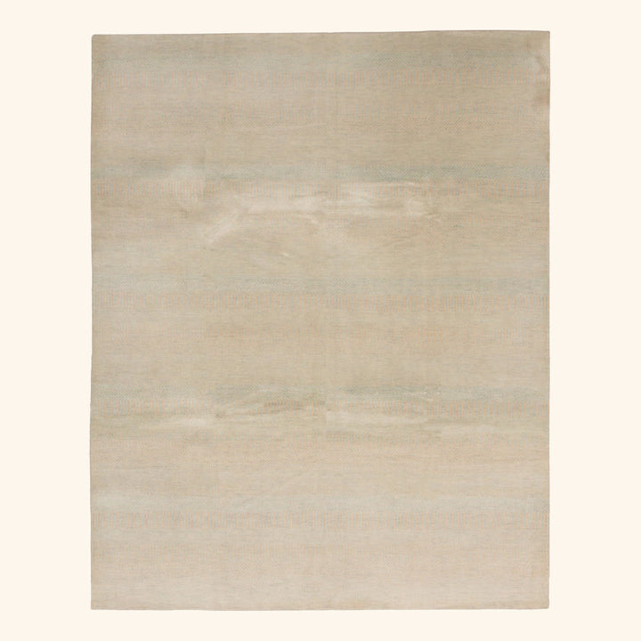 Transitional Wool Art Silk Blend Rug - 8'3" x 10'3"