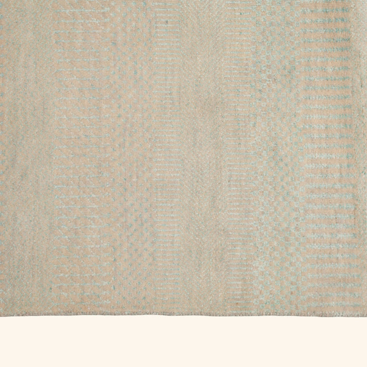 Transitional Wool Art Silk Blend Rug - 8'3" x 10'3"