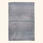 Transitional Wool Art Silk Blend Rug - 4'1" x 6'3"
