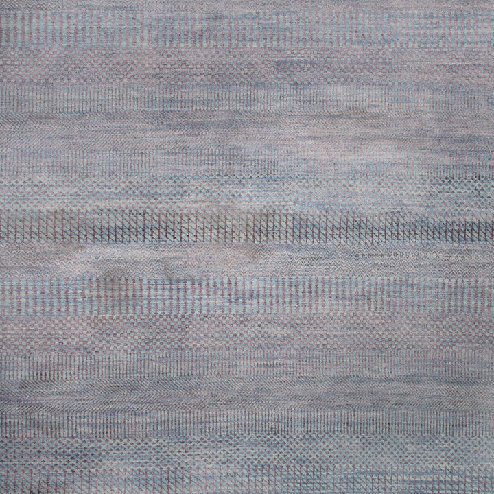 Transitional Wool Art Silk Blend Rug - 4'1" x 6'3"