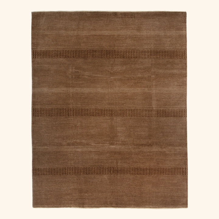 Transitional Wool Art Silk Blend Rug - 8' x 10'