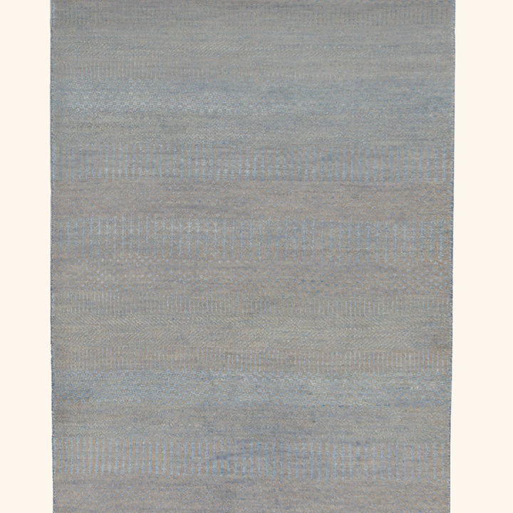 Transitional Wool Art Silk Blend Runner - 2'7" x 12'1"